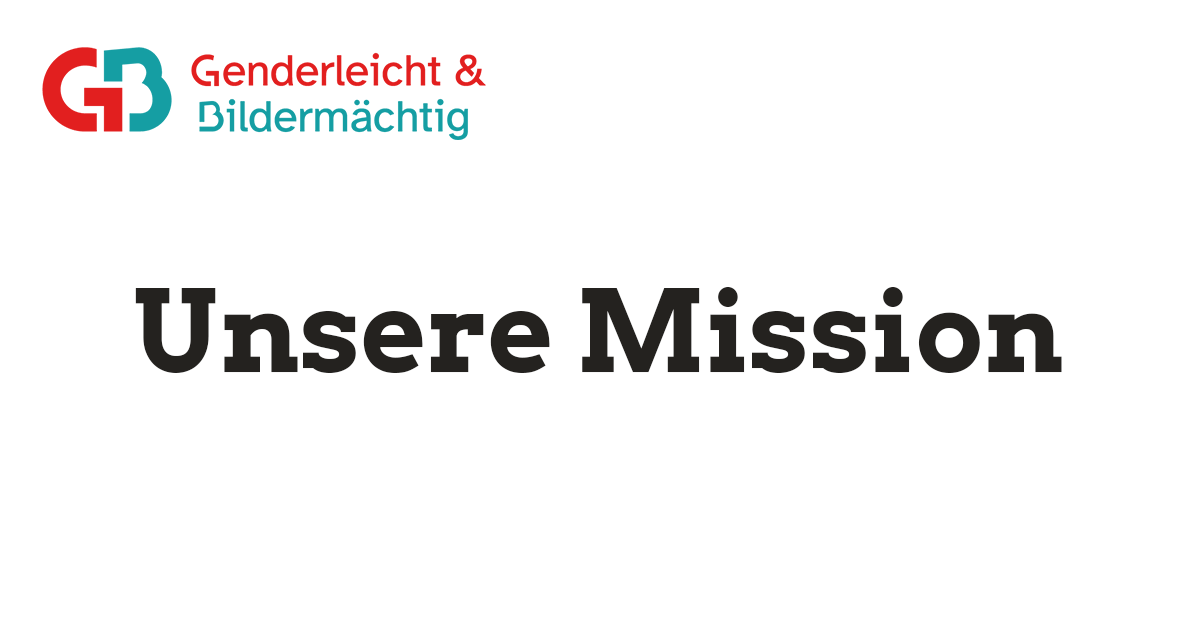 Logo und Schrift: "Unsere Mission"