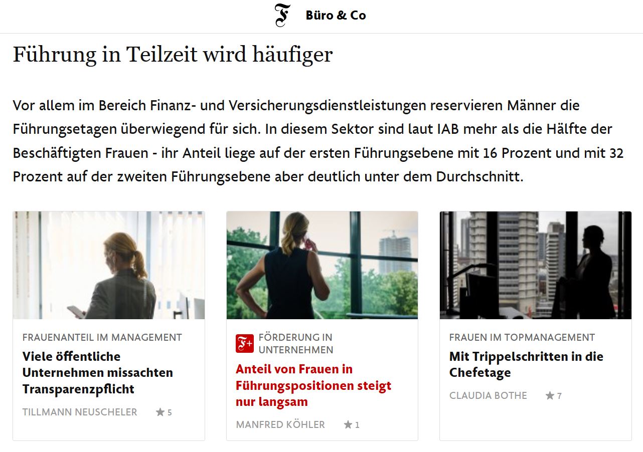 Screenshot: Drei Artikel Fotos nebeneinander. Die Frauen stehen jeweils am Fenster, Gesichter sind nicht erkennbar.